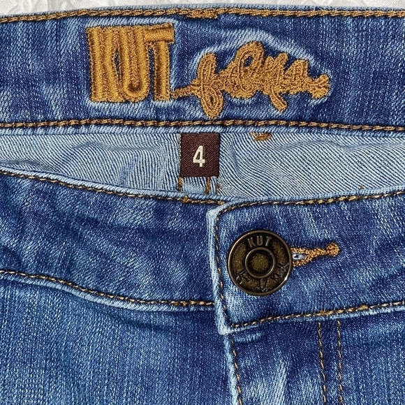 Kut From The Kloth Straight Leg Mid Rise Stretch Jeans - Picture 9 of 14